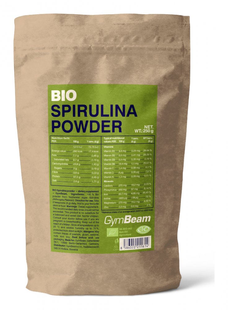 BIO Spirulina prášek 250 g