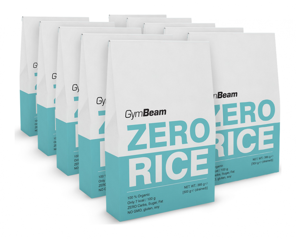 BIO Zero Rice 385 g – GymBeam 10 x 385 g
