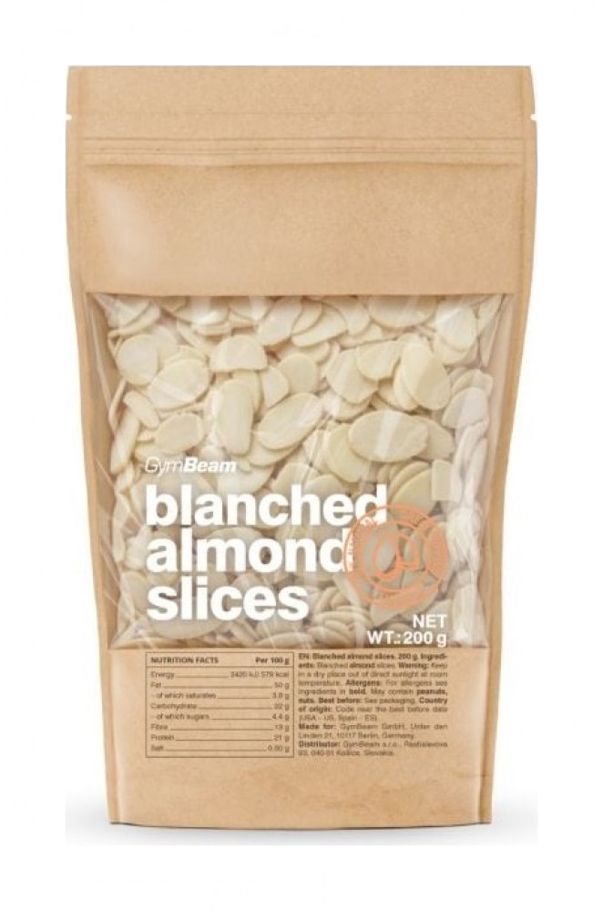 Loupané mandle plátky