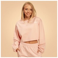 Dámská mikina Cropped Bliss Pink - BeastPink  