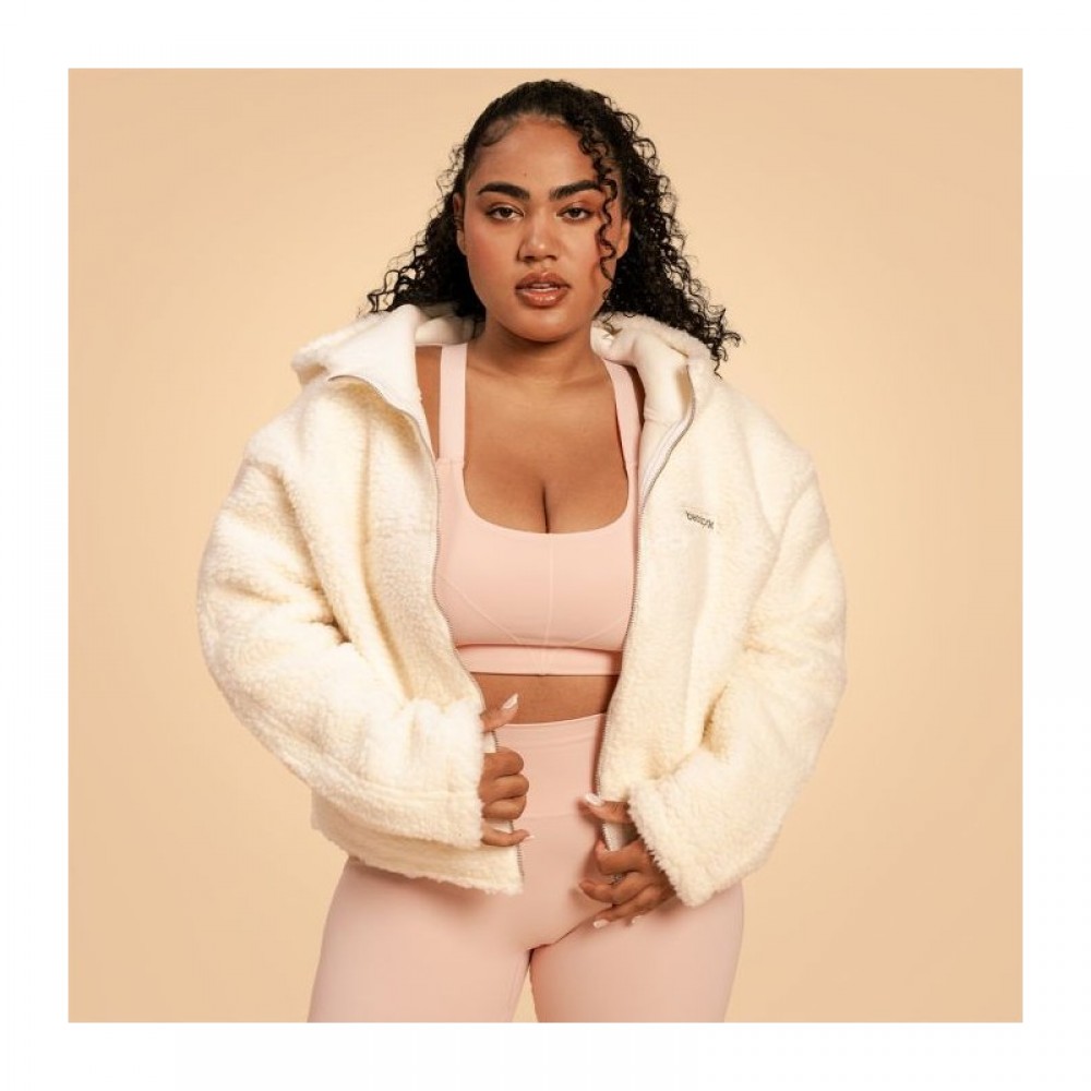 Dámská bunda Hoodie Bliss Ivory - BeastPink 