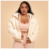 Dámská bunda Hoodie Bliss Ivory - BeastPink  