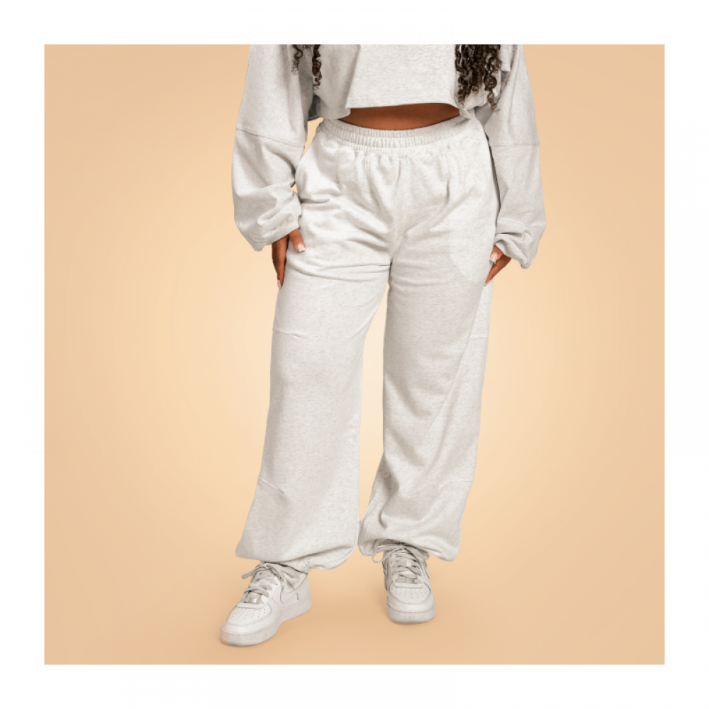 Dámské tepláky Bliss Grey - BeastPink 