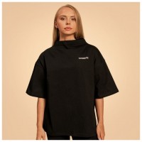 Dámské tričko Oversized Bliss Black - BeastPink  