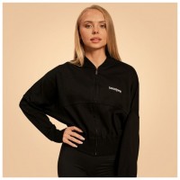 Dámská mikina Zip-Up Bliss Black - BeastPink  