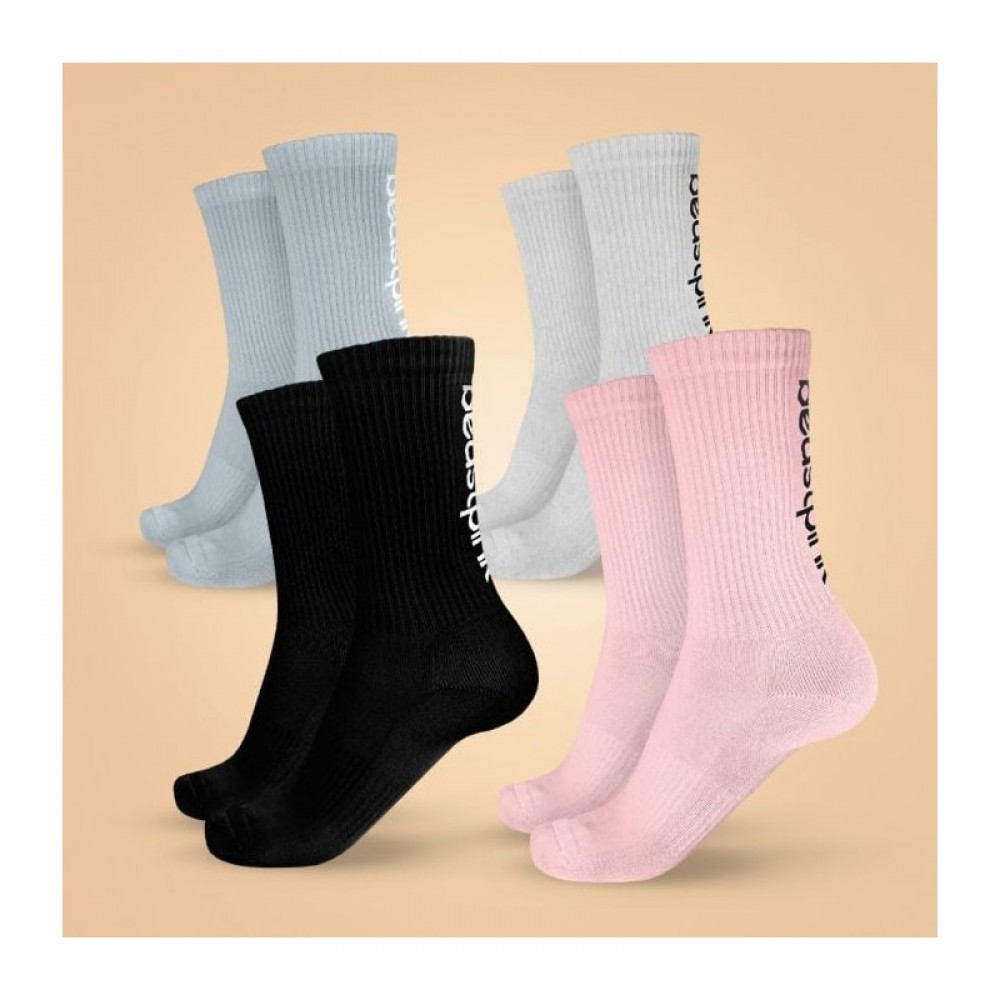 Ponožky 3/4 4Pack - BeastPink 