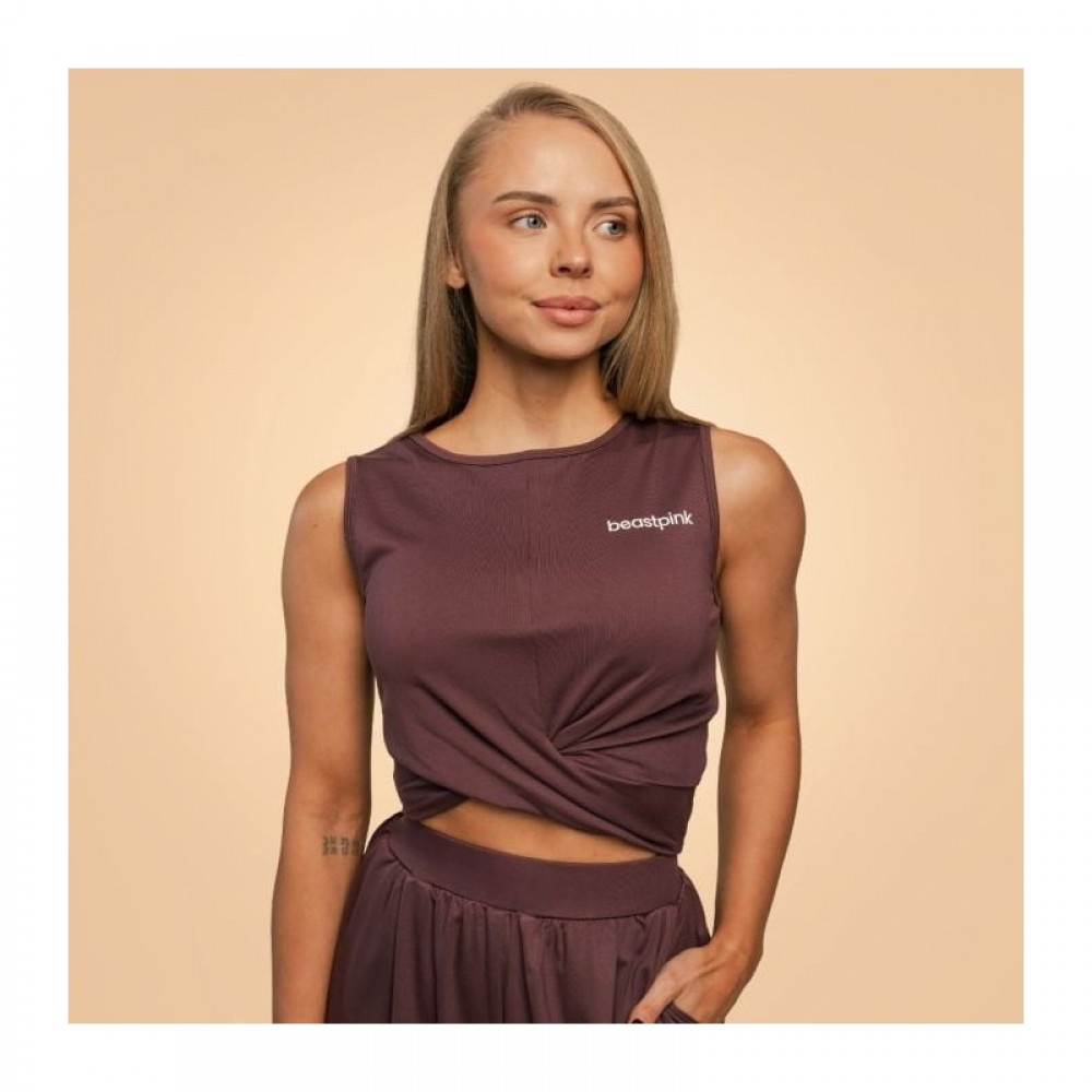 Dámský top Cropped Breeze Mulberry - BeastPink 