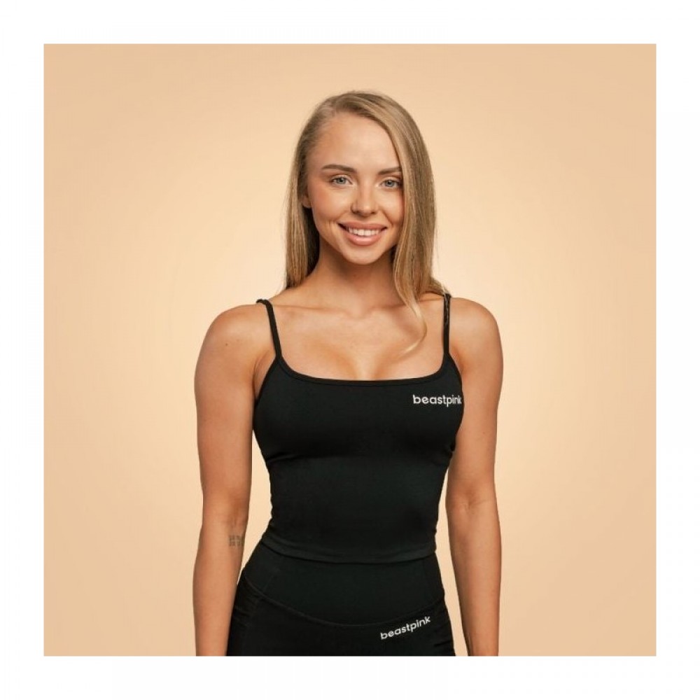 Dámské tílko Breeze Black - BeastPink 