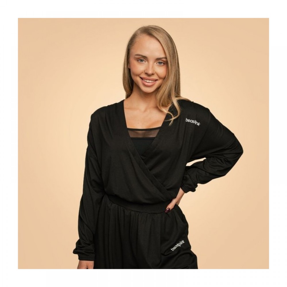 Dámský top Breeze Black - BeastPink 