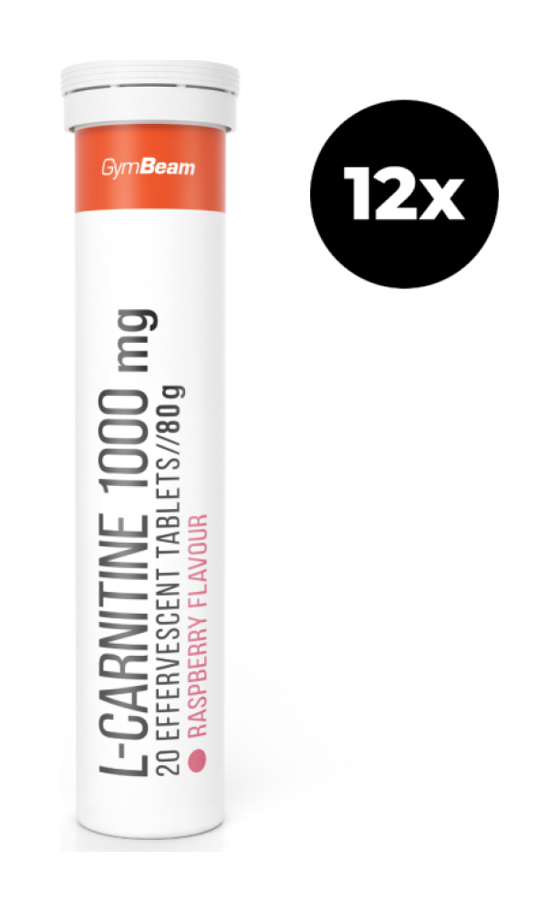 L-karnitin 1000 mg šumivý 12 x 20 tab