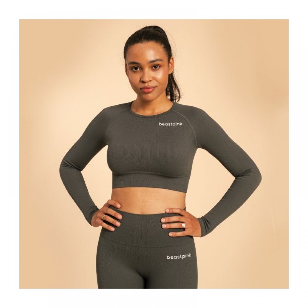 Dámský top Hyper Crop Top Shadow - BeastPink 