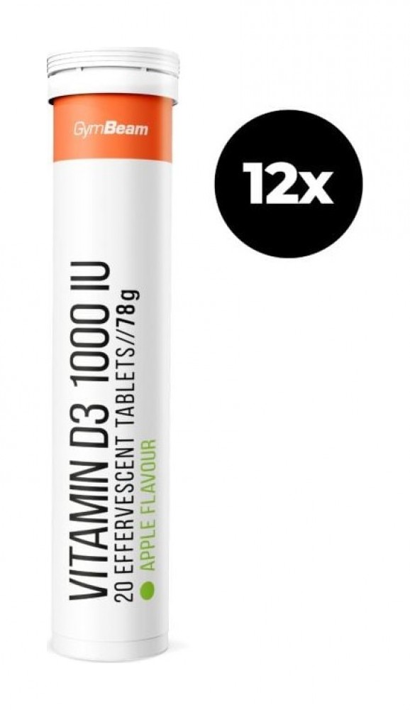 Šumivý Vitamín D3 1000 IU 12 x 20 tab