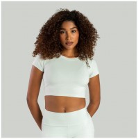 Dámské tričko Essential CropTop Moon Grey - STRIX  