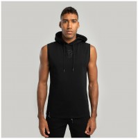Tílko Essential Hoodie Tank Black - STRIX  
