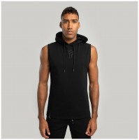 Tílko Essential Hoodie Tank Black  