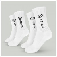 Ponožky Essential Crew 2Pack White - STRIX  
