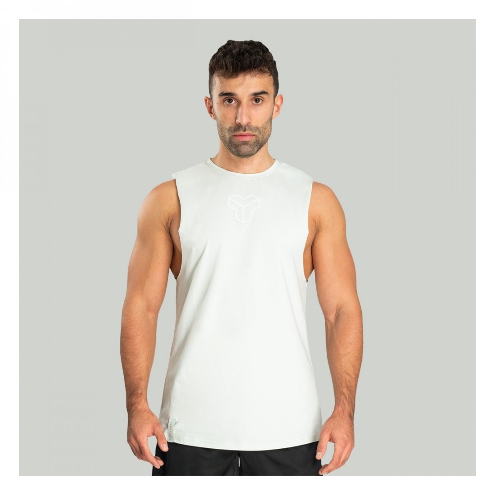 Tílko Essential Cut-off Moon Grey 