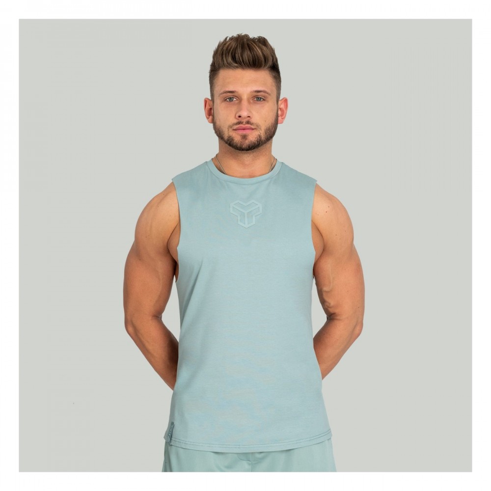 Tílko Essential Cut-Off Stone Blue - STRIX 