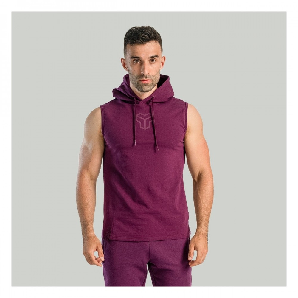 Tílko Essential Hoodie Tank Plum - STRIX 