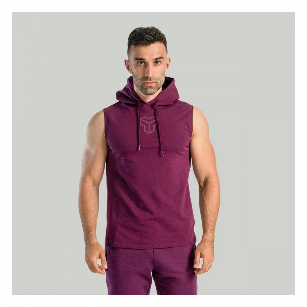 Tílko Essential Hoodie Tank Plum 