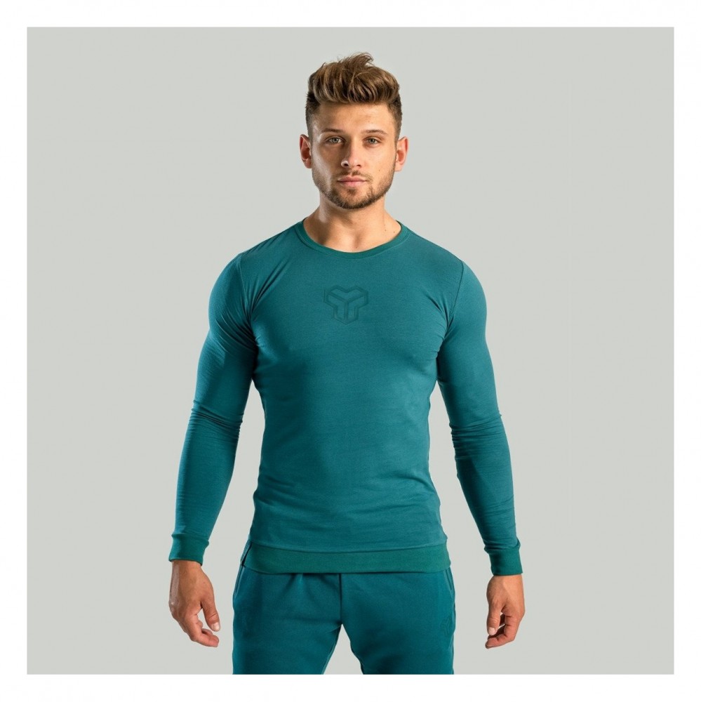 Tričko s dlouhým rukávem Essential Deep Teal 