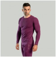 Tričko s dlouhým rukávem Essential Plum - STRIX  