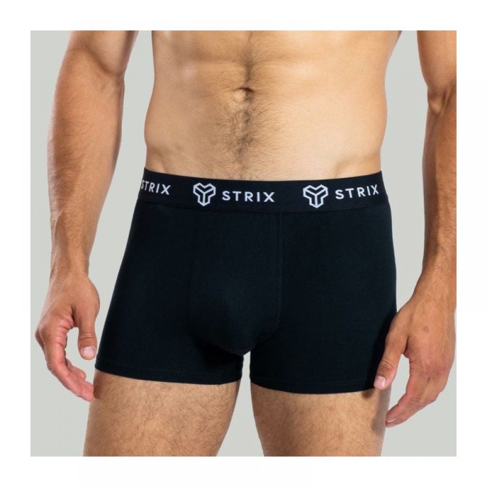 Pánské boxerky Essential Trunks 2Pack Black - STRIX 