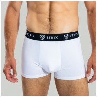 Pánské boxerky Essential Trunks 2Pack White - STRIX  