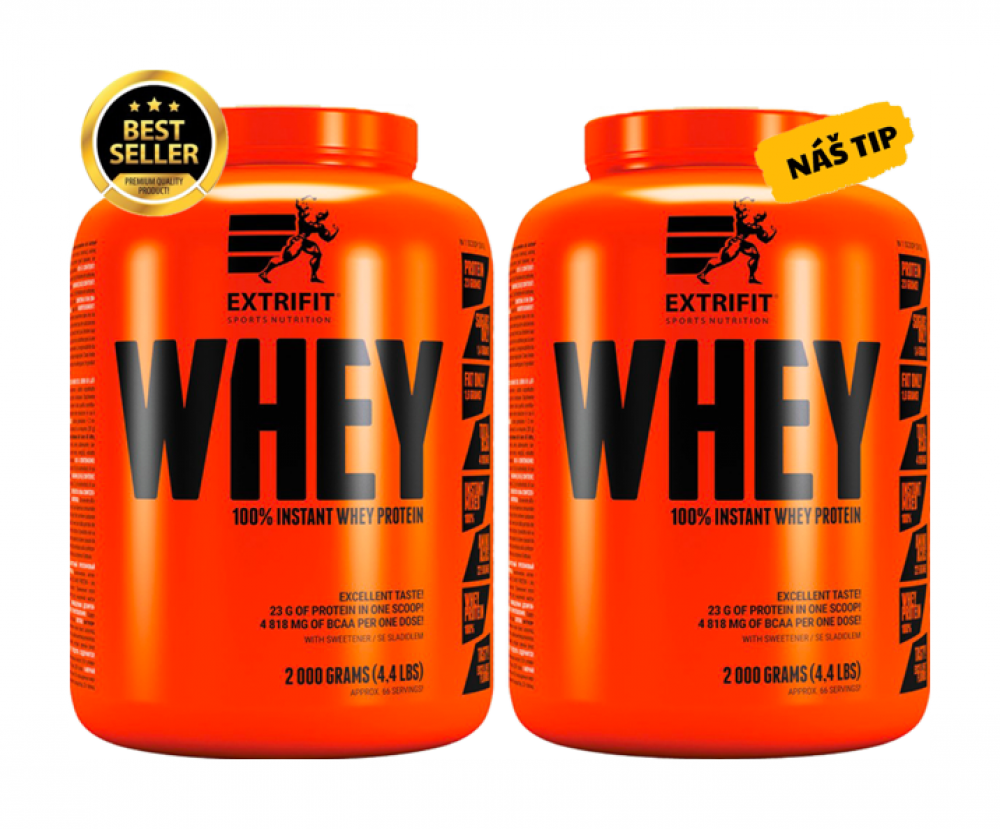 AKCE 1+1 100% Whey Protein 2000 g