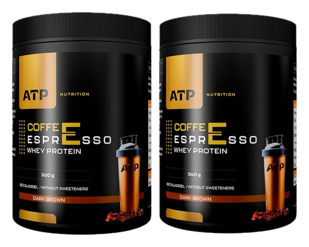 AKCE 1+1 Nutrition Coffee Espresso Whey Protein 360 g dark brown