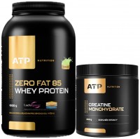 AKCE Nutrition Zero Fat 85 Whey Protein 1000 g + Creatine Monohydrate 300 g 