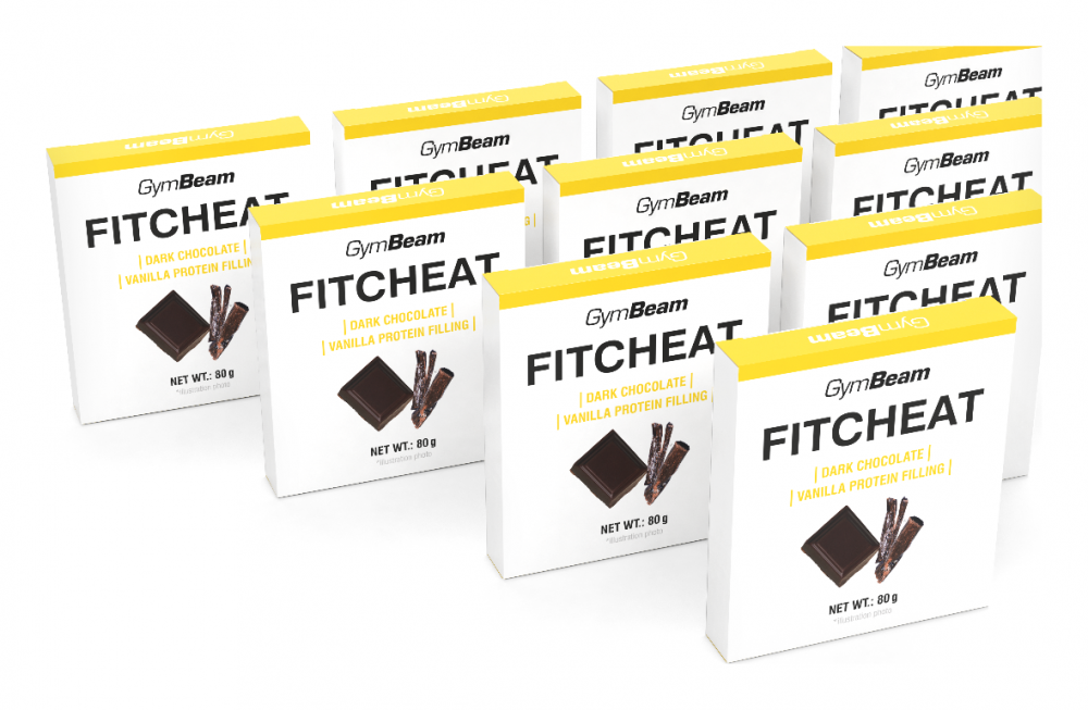 Proteinová čokoláda Fitcheat 10 x 80 g
