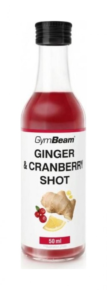 Zázvorový shot s brusinkami 