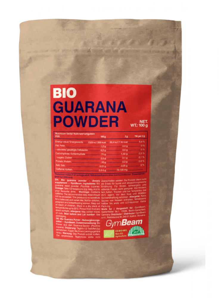 BIO Guarana prášek 100 g