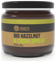 BIO Lískooříškový krém s kakaem - VanaVita 340 g 