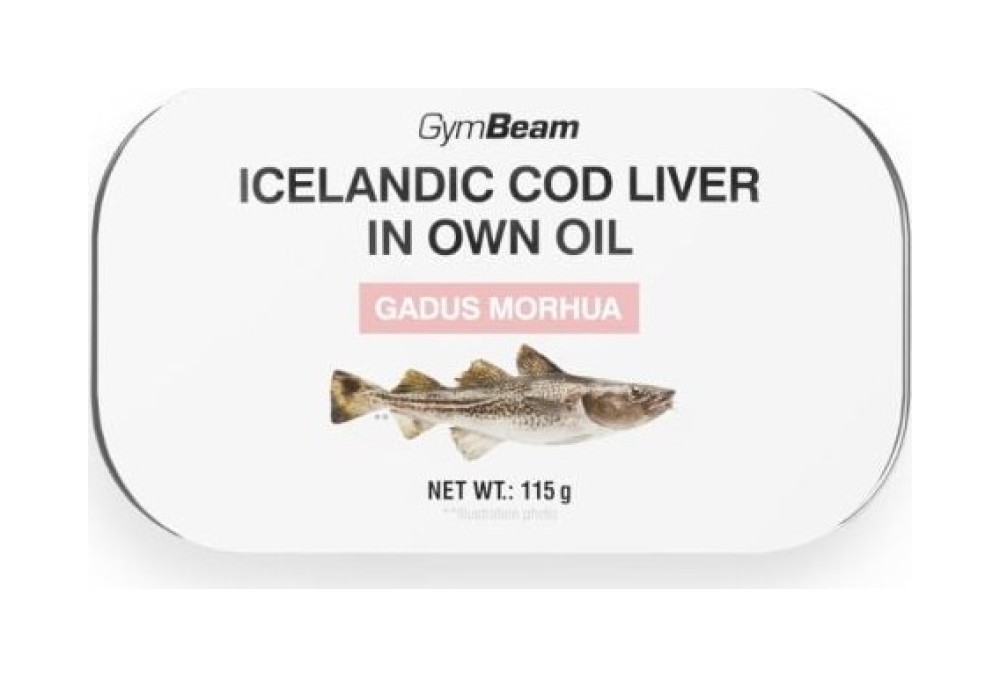 Islandská tresčí játra ve vlastním oleji 115 g
