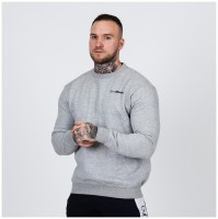 Mikina Basic Jumper Grey - Gymbeam  