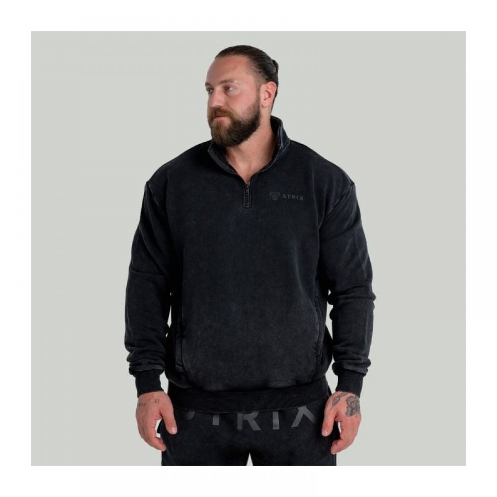 Mikina Washed Black 