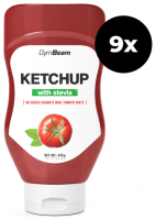 Kečup slazený stévií 9 x 470 ml 