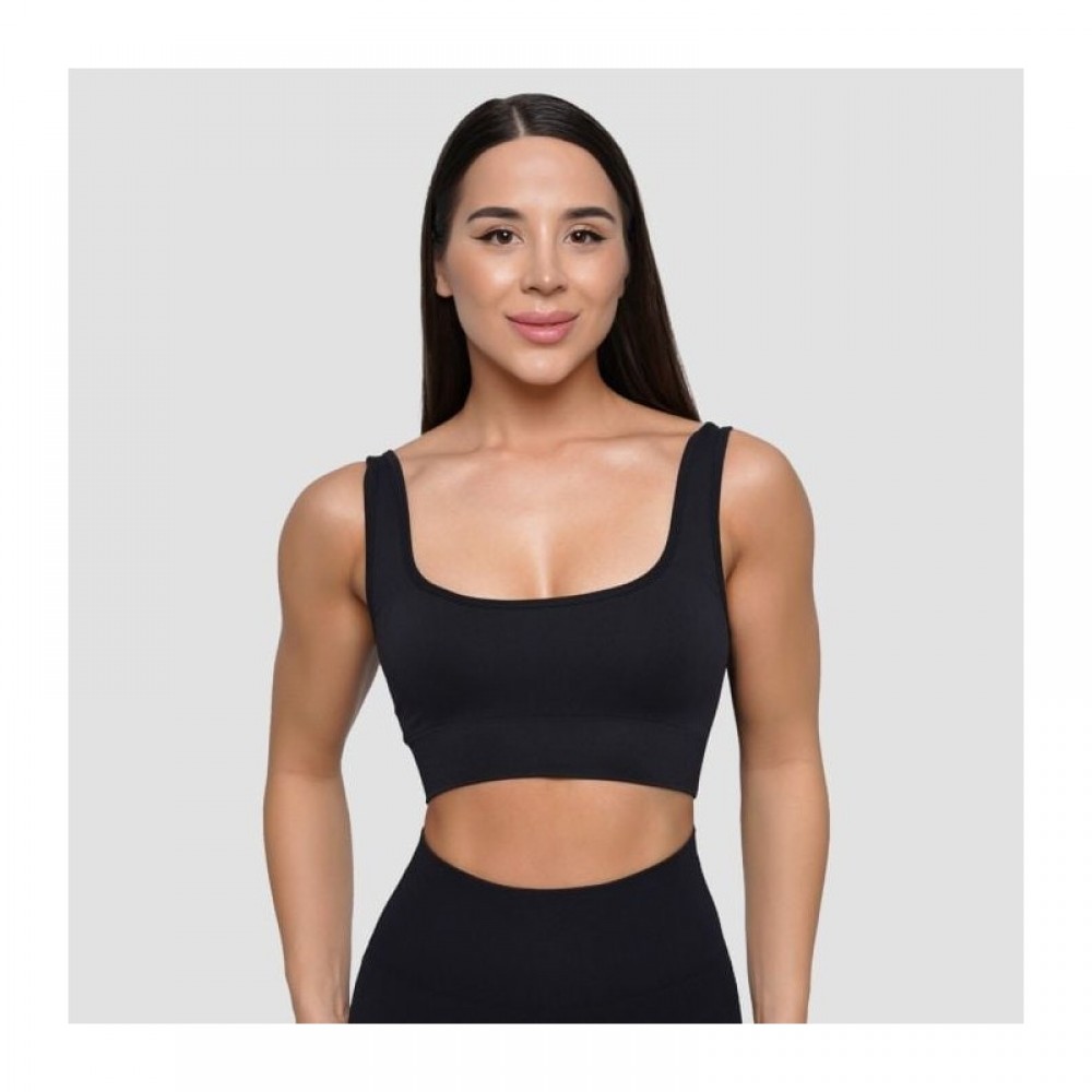Bezešvá sportovní podprsenka Lift Black 