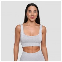 Bezešvá sportovní podprsenka Lift Grey  