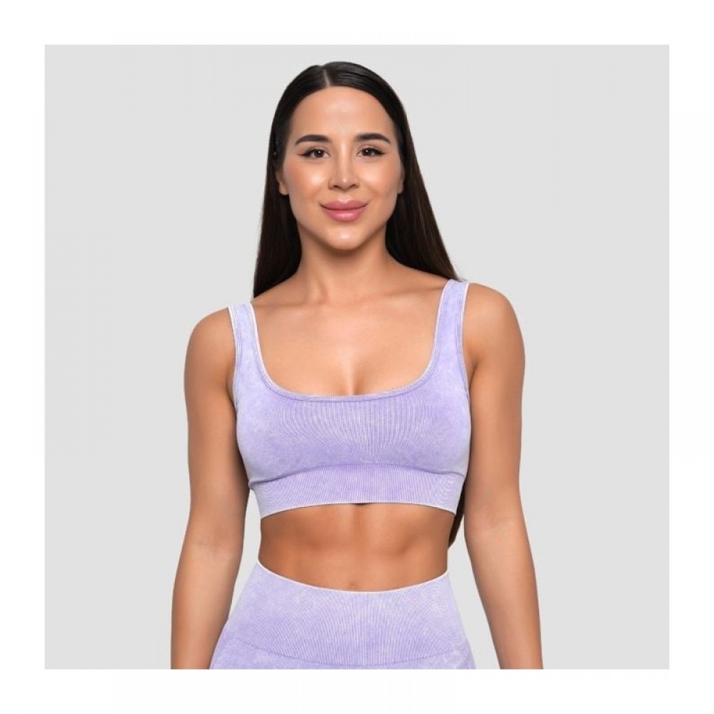 Bezešvá sportovní podprsenka Lift Violet 