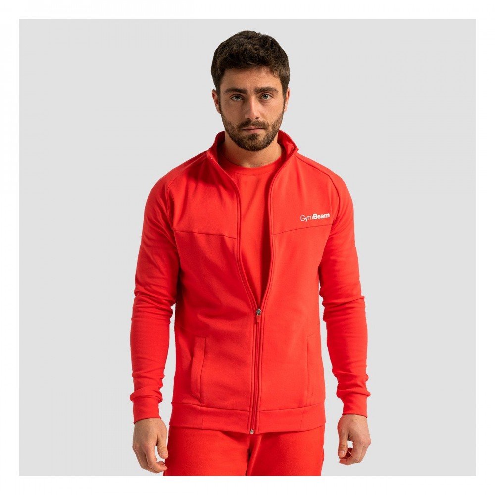 Mikina se zipem Limitless Hot Red 