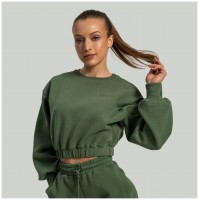 Dámská mikina Lunar Cropped Cedar Green - STRIX  