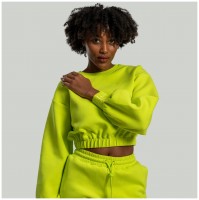 Dámská mikina Lunar Cropped Chartreuse  