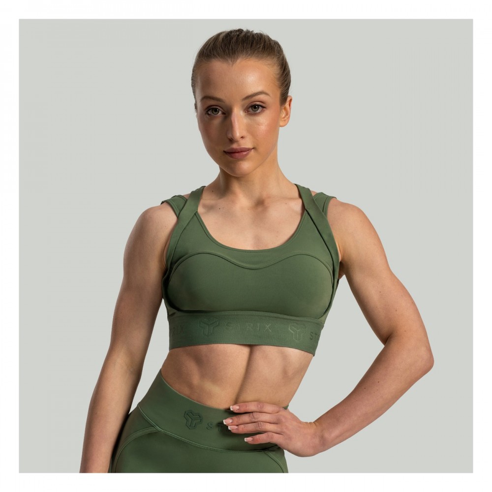 Sportovní podprsenka Lunar Cedar Green - STRIX 