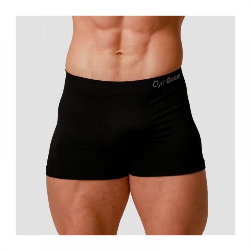 Pánské boxerky Seamless 2Pack Black 