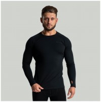 Tričko s dlouhým rukávem MERINO I Black  
