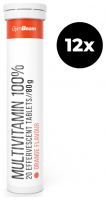 Multivitamín 100% šumivý 12 x 20 tab 