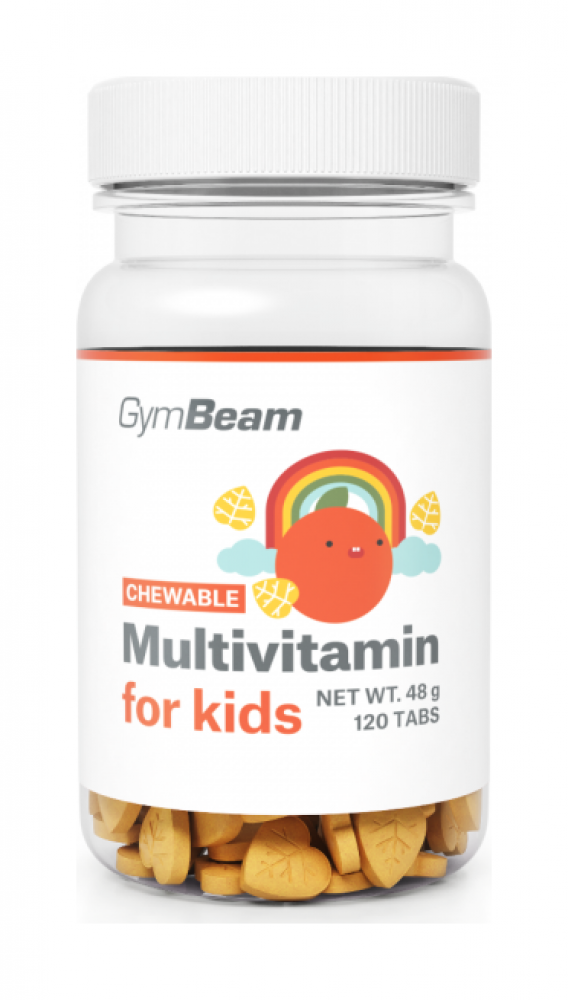 Multivitamín, tablety na cucání pro děti 120 tbl